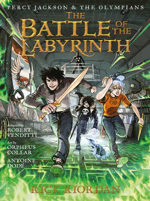 Title details for The Battle of the Labyrinth: The Graphic Novel by Rick Riordan - Wait list